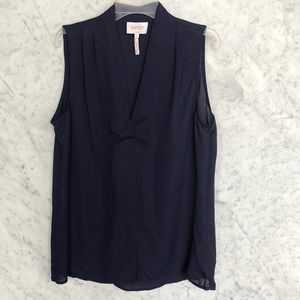 Navy blue blouse